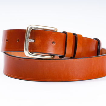 Handmade Exeter English Leather Belt, 6 of 12