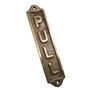 Custom Pull Brass Plaque With Vintage Finish, thumbnail 1 of 12