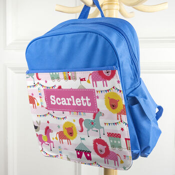 Personalised Circus Rucksack, 4 of 12