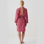 Women's 'Byzantine'' Paisley Crisp Cotton Short Robe, thumbnail 4 of 5