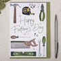 Diy Builder Tools Father's Day Greeting Card, thumbnail 1 of 3