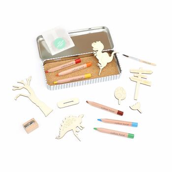 Personalised Big Brother Dinosaur Craft And Treats Gift Set, 10 of 12