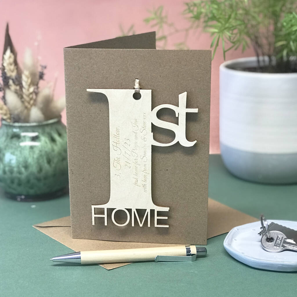 Personalised First Home Card, 1 of 9