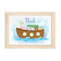 Personalised Noah's Ark Framed Wall Print, thumbnail 10 of 12