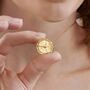 Anxiety Relief Necklace In Gold Vermeil, thumbnail 5 of 7