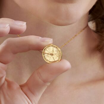 Anxiety Relief Necklace In Gold Vermeil, 5 of 7