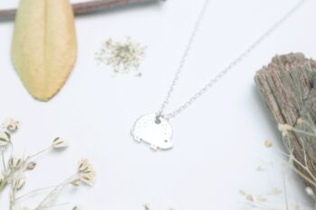 Sterling Silver Hedgehog Necklace, 5 of 7