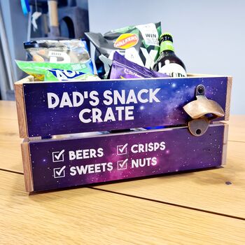 Personalised Snack Crate Father's Day Gift, 3 of 6