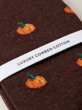 The Pumpkin – Luxury Gourd Themed Socks, 3 of 7