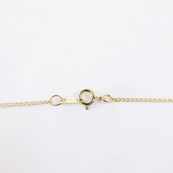 Hearts Linked Twisted 14k Gold Filled Necklace, 4 of 5