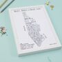 Personalised Manhattan New York Pinboard Map, thumbnail 3 of 4