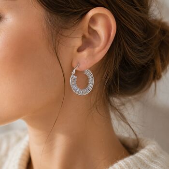 Statement Crystal Hoop Earrings, 3 of 4