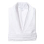 Ravenna Velour White Luxury Dressing Gown, thumbnail 6 of 6