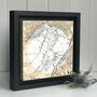 Personalised Map With White Circle Background, thumbnail 8 of 10