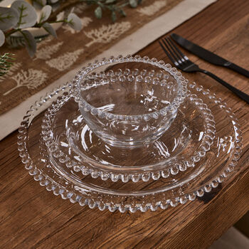 Luxury Bella Perle Glass Table Place Settings, 2 of 6