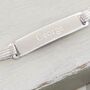 Personalised Sterling Silver Baby Boys ID Bracelet, thumbnail 2 of 7