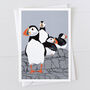 Puffinry Greeting Card, thumbnail 1 of 2