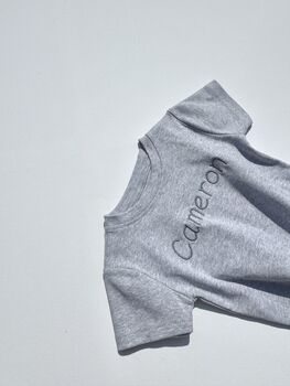 Personalised Premium Crewneck T Shirt Cotton Boys Girls, 6 of 10