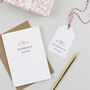 1st Valentines Gift Tag For Husband Or Wife, thumbnail 1 of 4