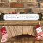 Santa's Sleigh Christmas Street Sign Decoration, thumbnail 1 of 2