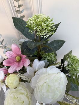 Pink And White Ranunculus And Cosmos Bunch, 2 of 2