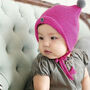 Pom Pom Knit Baby Hat, thumbnail 6 of 7