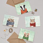 'Woolly Wishes' Christmas Card Pack, thumbnail 1 of 5