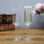 Personalised Mr And Mrs Champagne Flute Set Of Two, thumbnail 3 of 10