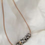 Leopard Print Silicone Bar Necklace, thumbnail 4 of 6