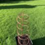 Spiral Copper Plant Pot Trellis, thumbnail 7 of 8