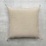 The Velvet And Linen Cushion Pale Pink, thumbnail 4 of 7