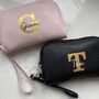 Personalised Monogram Initial Wristlet Pouch Mini Bag, thumbnail 2 of 6