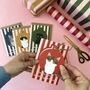 Pop Out Christmas Bauble Cat Card, Multiple Breeds, thumbnail 1 of 12