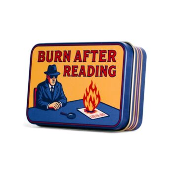 Match Tin Storage Box Candle Home Accessory Matches | Burn After Reading, 4 of 7