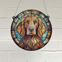 Red Setter Stained Glass Effect Suncatcher, thumbnail 1 of 6