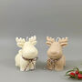 Christmas Reindeer Candle And Christmas Decoration, thumbnail 3 of 12