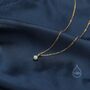 Green Opal Pendant Necklace In Sterling Silver, thumbnail 4 of 12