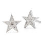 Star Stud Earrings In Silver And Gold, thumbnail 3 of 3