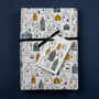 Little Houses Wrapping Paper, thumbnail 4 of 9
