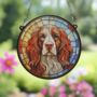 Cocker Spaniel Stained Glass Effect Suncatcher, thumbnail 3 of 6