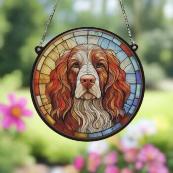 Cocker Spaniel Stained Glass Effect Suncatcher, 3 of 6