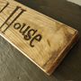 Hand Engraved Personalised Vintage Wood Signs, thumbnail 12 of 12