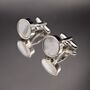 Cufflinks White Pearl Luxury Gift, thumbnail 1 of 6