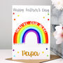Rainbow Hero Father's Day Card, thumbnail 5 of 6