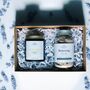 Aromatherapy Birthday Spa Gift For Her Botanical Candle And Bath Salt Scented With Pure Essential Oils, thumbnail 7 of 10