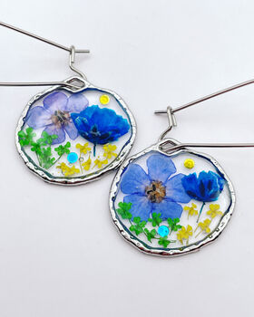 Bespoke Customisable Personalised Made To Order Real Flower Earrings, 9 of 11