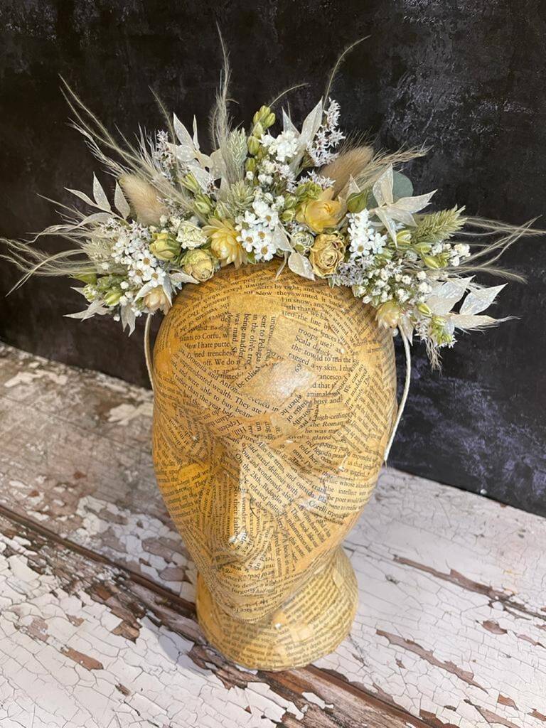 Dried Flower Hair Accessory By Florence and Flowers