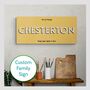 Personalised Family Big Print Sign With Optional Names, thumbnail 1 of 12