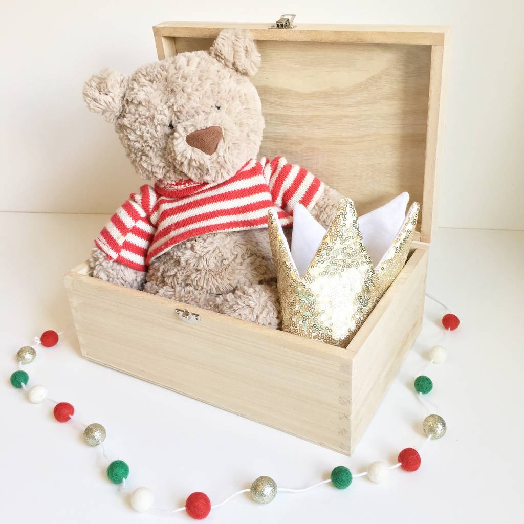 Personalised Wooden Christmas Eve Box By Oh Hello Beau | notonthehighstreet.com