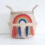 Tassel Rainbow Toy Storage Belly Basket, thumbnail 7 of 7